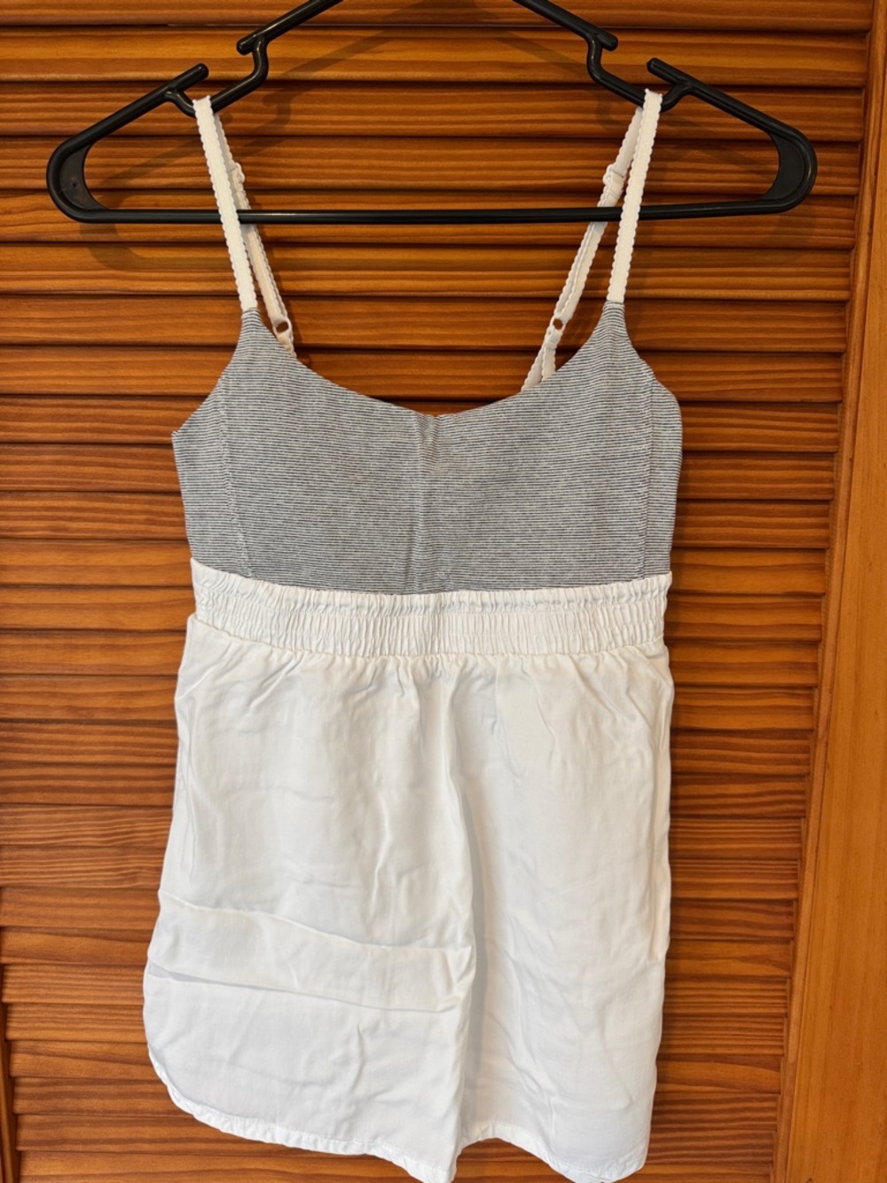 lululemon athletica Gray & White Two-Tone Cami Slip
